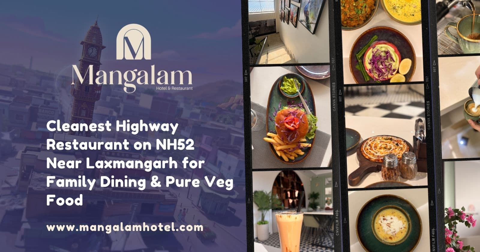 Cleanest Highway Restaurant on NH52 Near Laxmangarh for Family Dining & Pure Veg Food