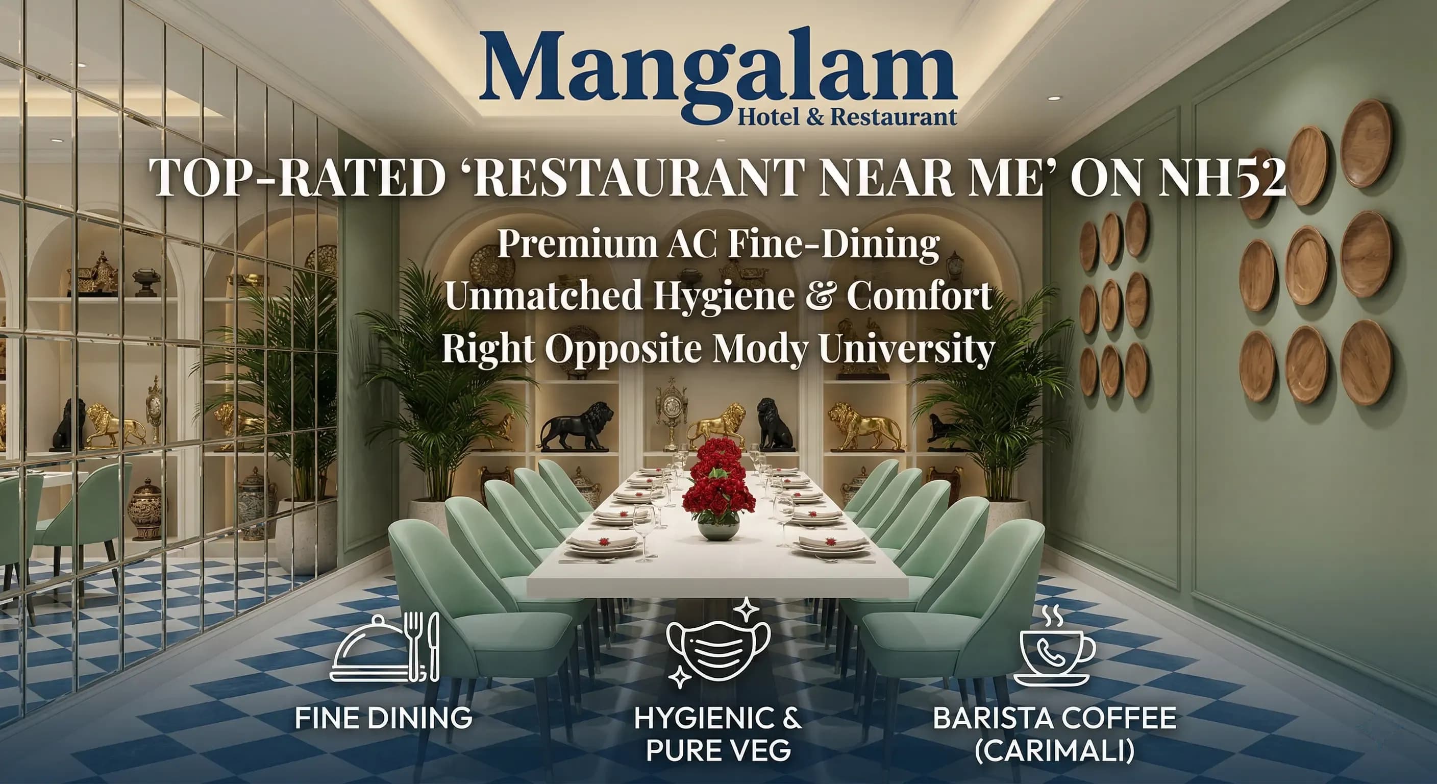 Searching for the "Best Restaurant Near Me" on NH52? Welcome to Mangalam.